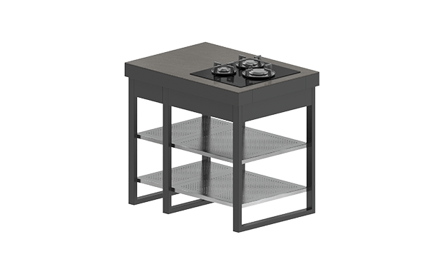 Modulo cottura gas Fìama FEF 453 ST | 700 + 300