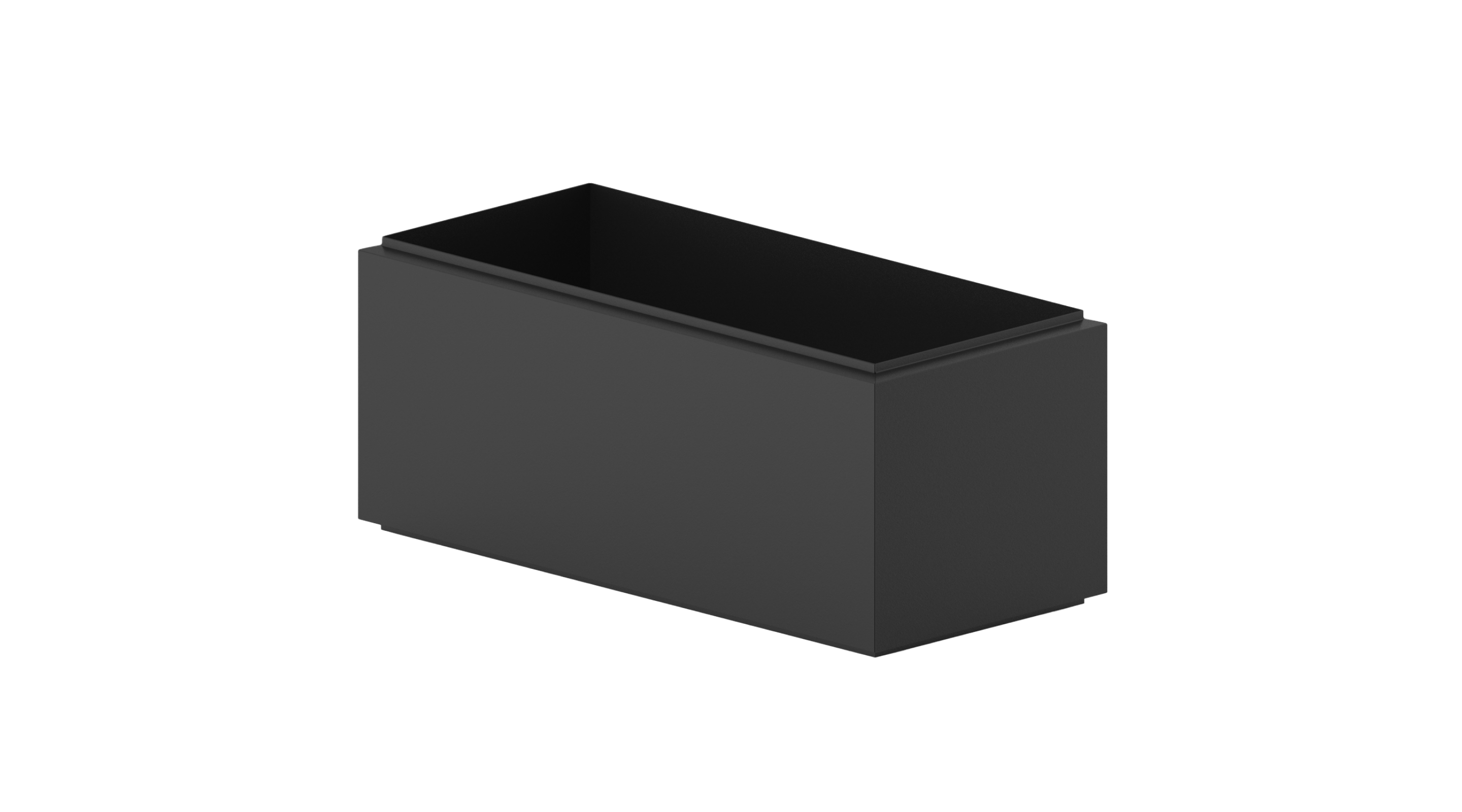 Planter extension obsidian  100x45 h45