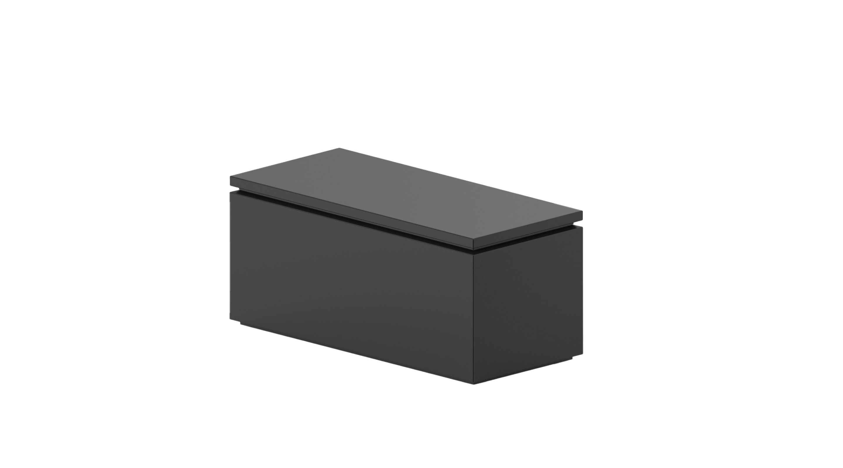 Garden Chest obsidian 100x45 h45