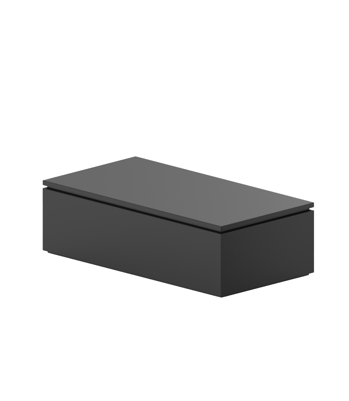 Garden Chest obsidian 150x78 h45