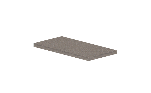 Cuscino scuro per contenitore 150x78