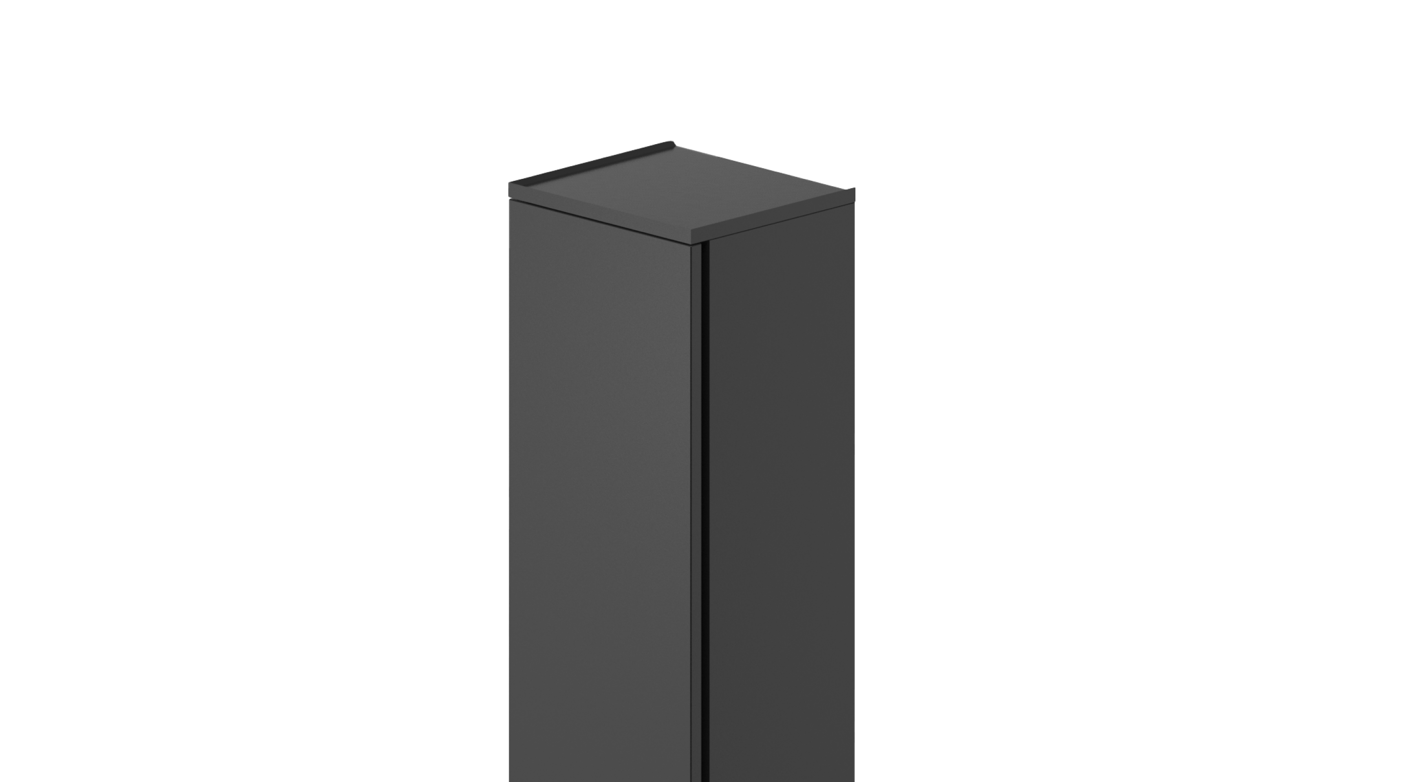 Single column cabinet obsidian 50x45 h200