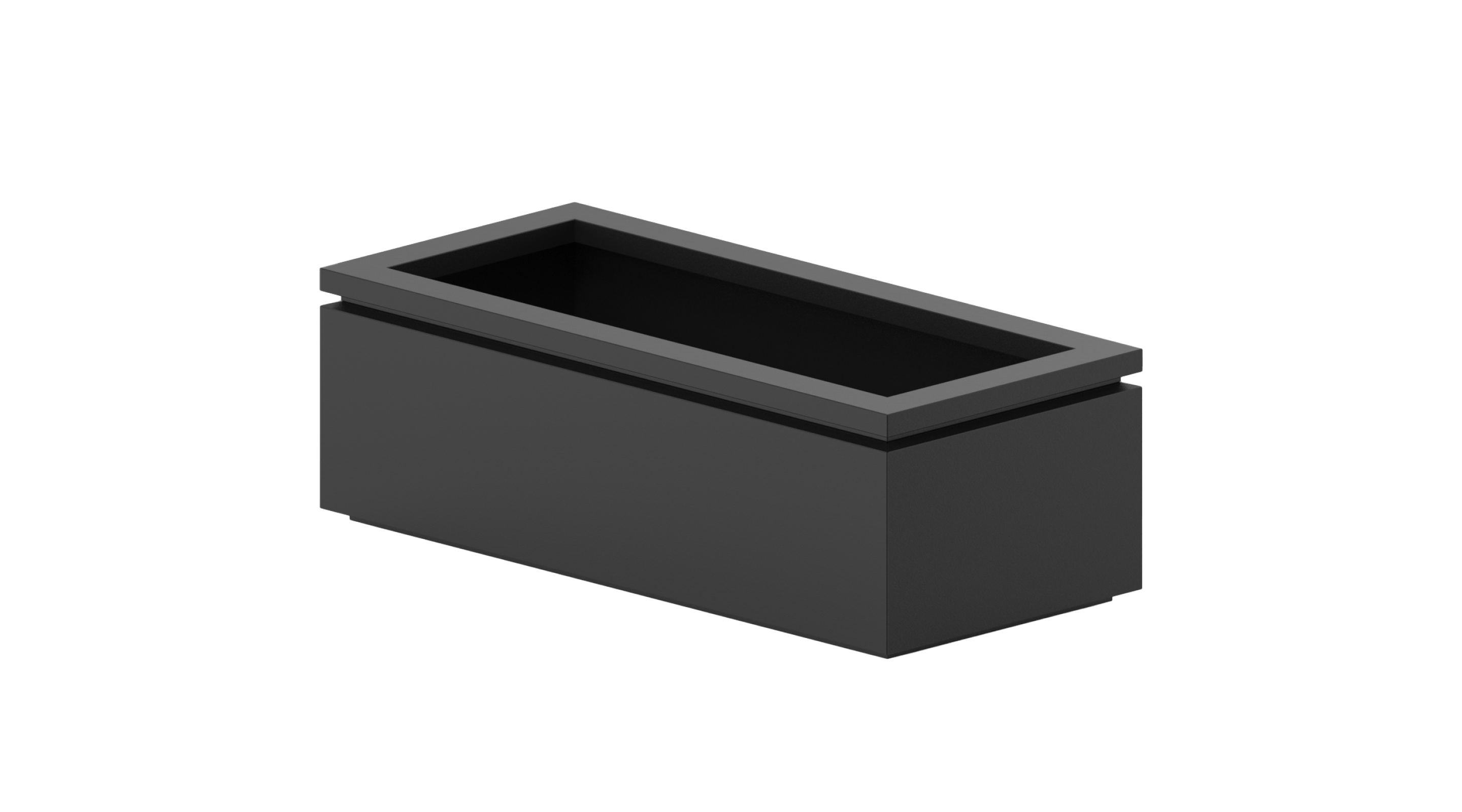 Planter obsidian 100x45 h33