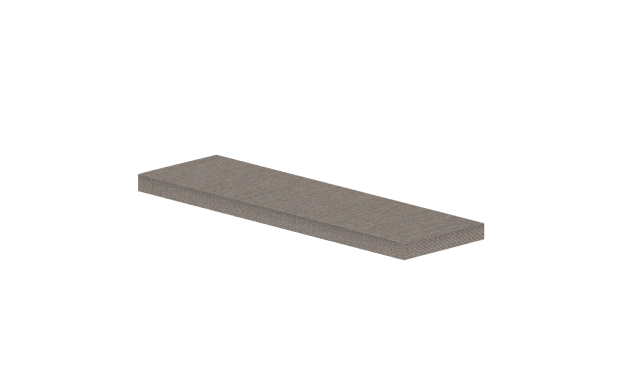 Cuscino scuro per contenitore 150x45