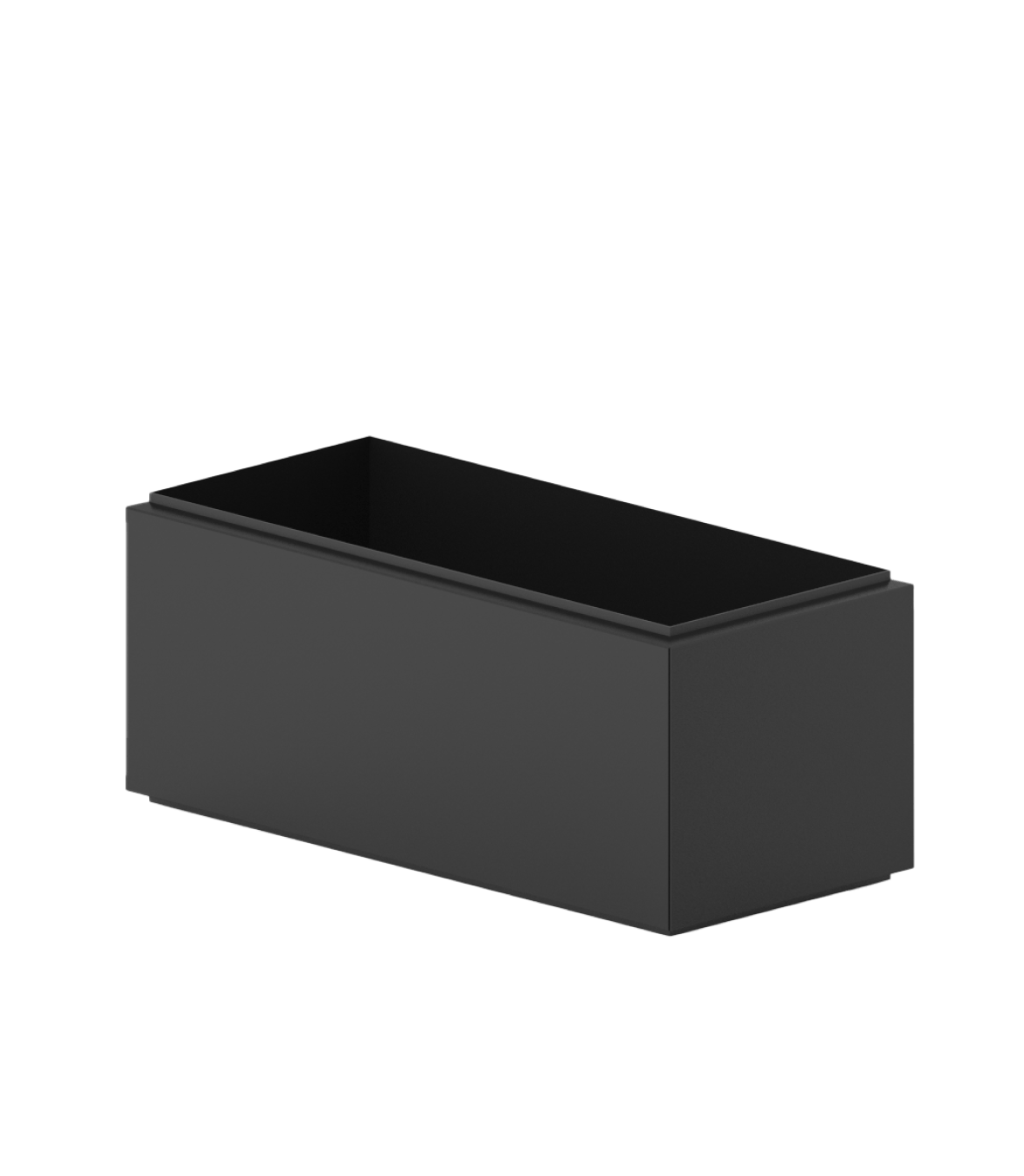 Garden chest extension obsidian 100x45 h45