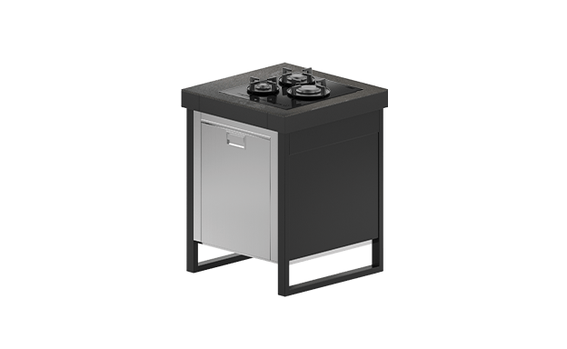 Modulo frigo e cottura gas Fìama FEF 453 ST | 700