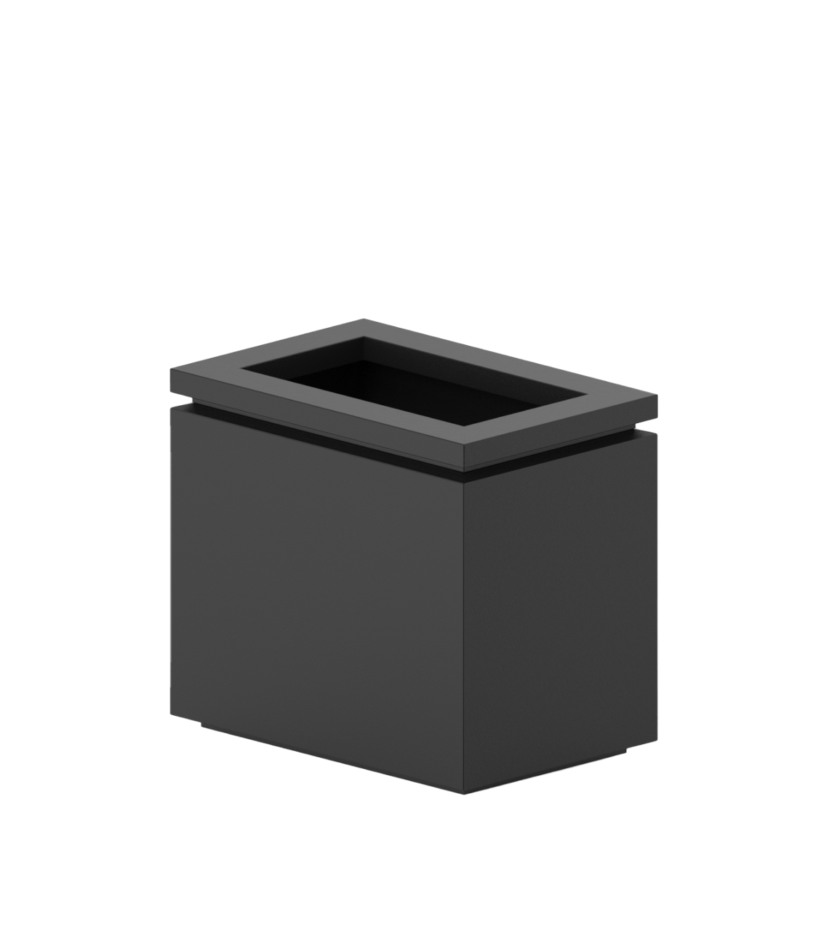 Planter obsidian 50x33 h45