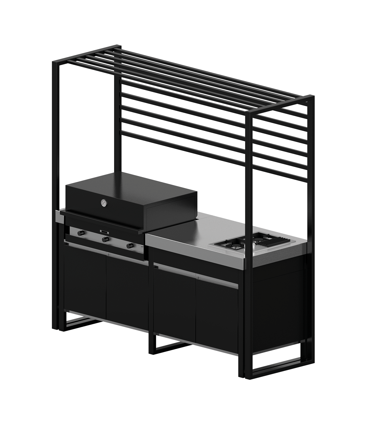 Fògher - The outdoor kitchen | FKC 008 Kitchen configuration