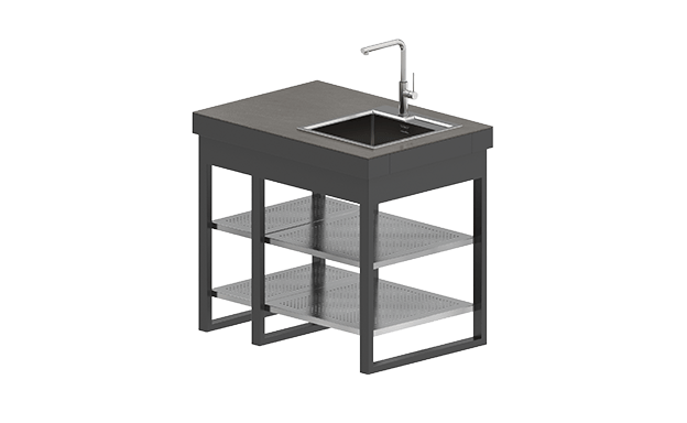 Modulo lavello 700+300