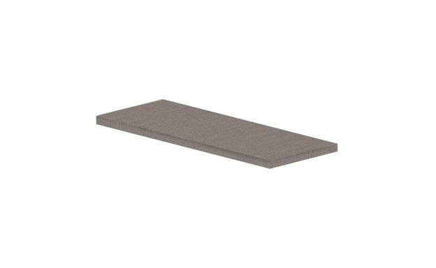 Cuscino scuro per contenitore 200x78